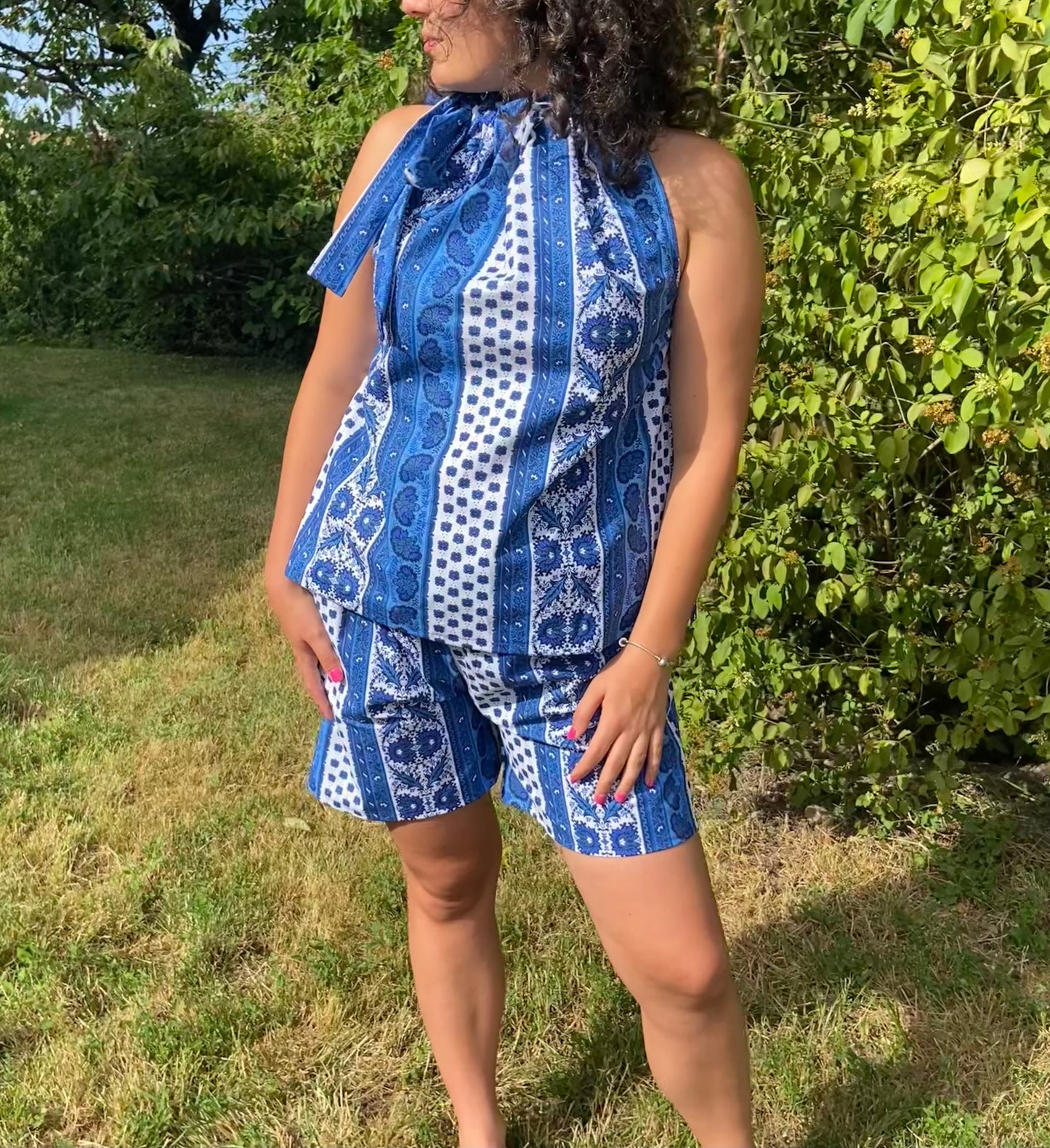 Ensemble Gisèle – Short & Top Provençal