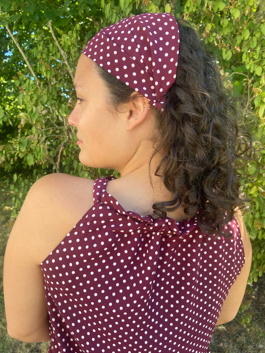 Fichu à pois