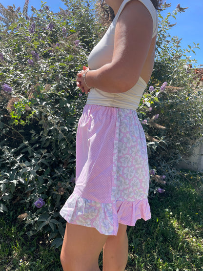 Short à volant réversible
