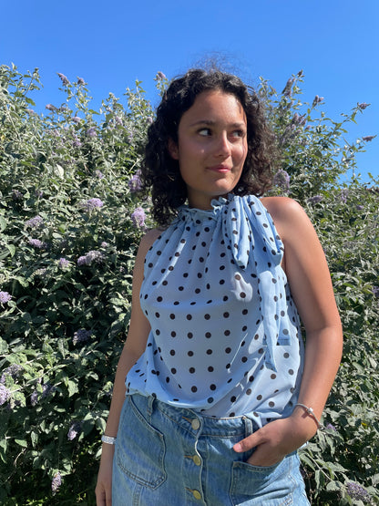Top Gisèle à pois