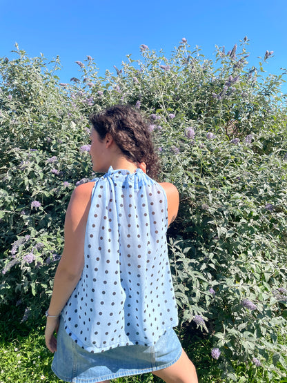Top Gisèle à pois