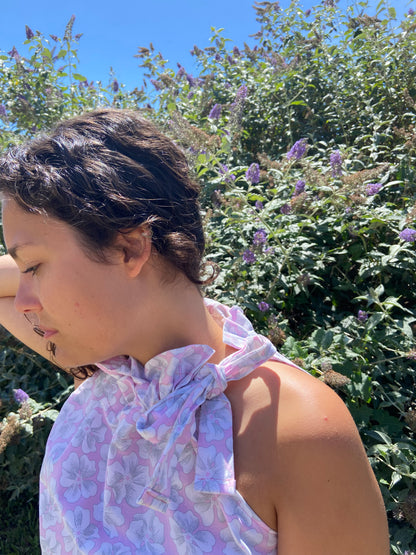 Top Gisèle à fleurs