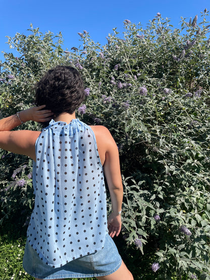 Top Gisèle à pois