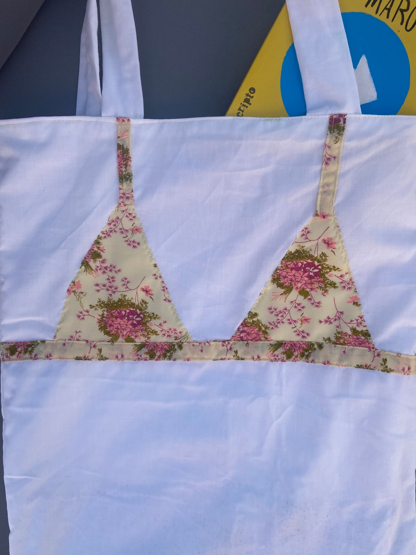 Bikini tote bag fleuri