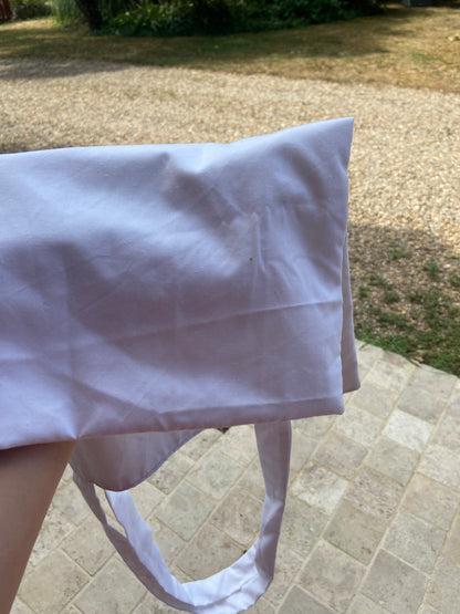 Bikini tote bag vichy bleu