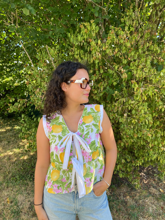 Blouse au citron