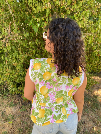 Blouse au citron
