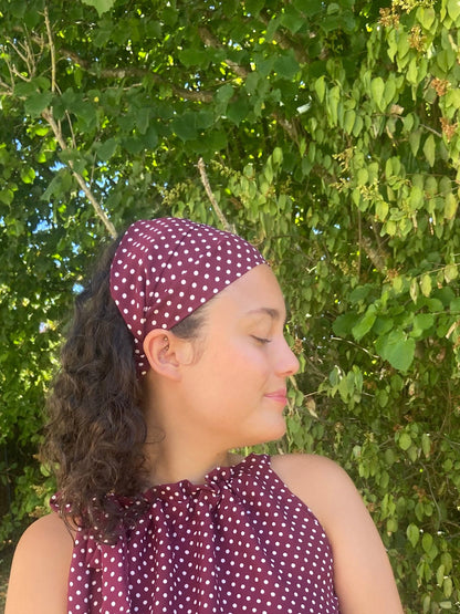 Fichu à pois