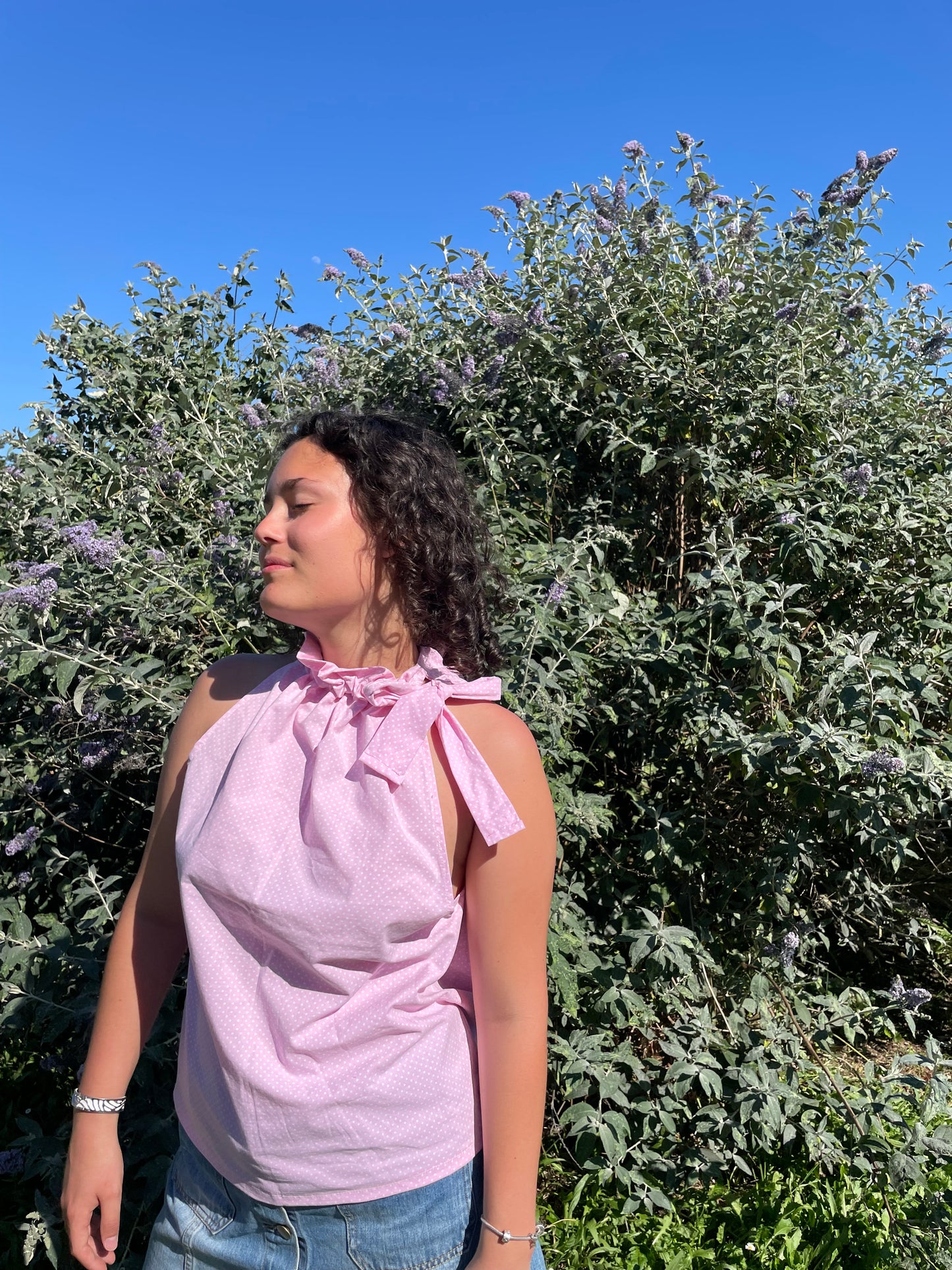 Top Gisèle à pois